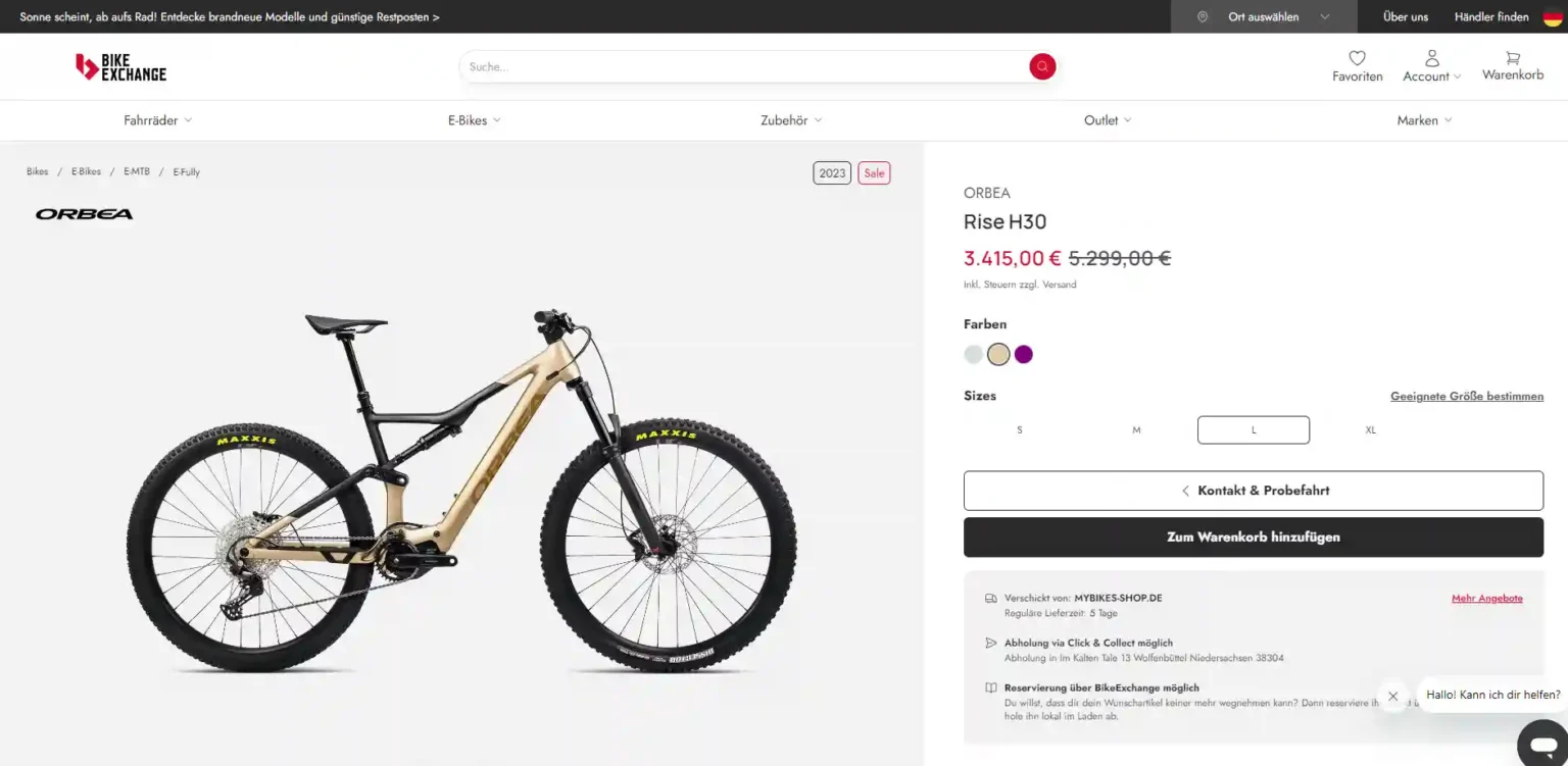 Der grosse Ausverkauf bei den Ebikes